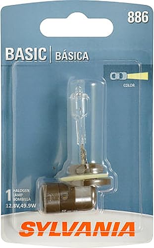 SYLVANIA - 886 Basic - Bombilla halógena para aplicaciones de niebla y faros (contiene 1 bombilla)