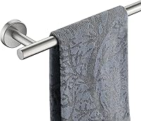 JQK 39 Inch 304 Stainless Steel Bath Towel Bar - Thick 1mm Wall Mount Towel Rack, 36" Usable Length, Brushed Finish TB110L36-BN
