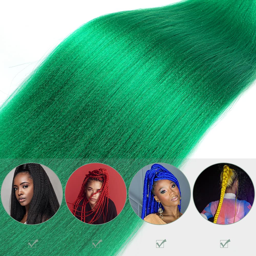 YDDM Capelli Per Treccine Africane Morado Extension Treccine Texture Yaki Easy Install per Principianti 32 Pollici 3 Pezzi Capelli Leggeri e Naturali per Box Braids, Twist e Crochet — view 11