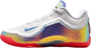 Lebron XXIII Motor King Big Kids' Basketball Shoes (White/Light Crimson/Volt Tint/Multi-Color) Size 5