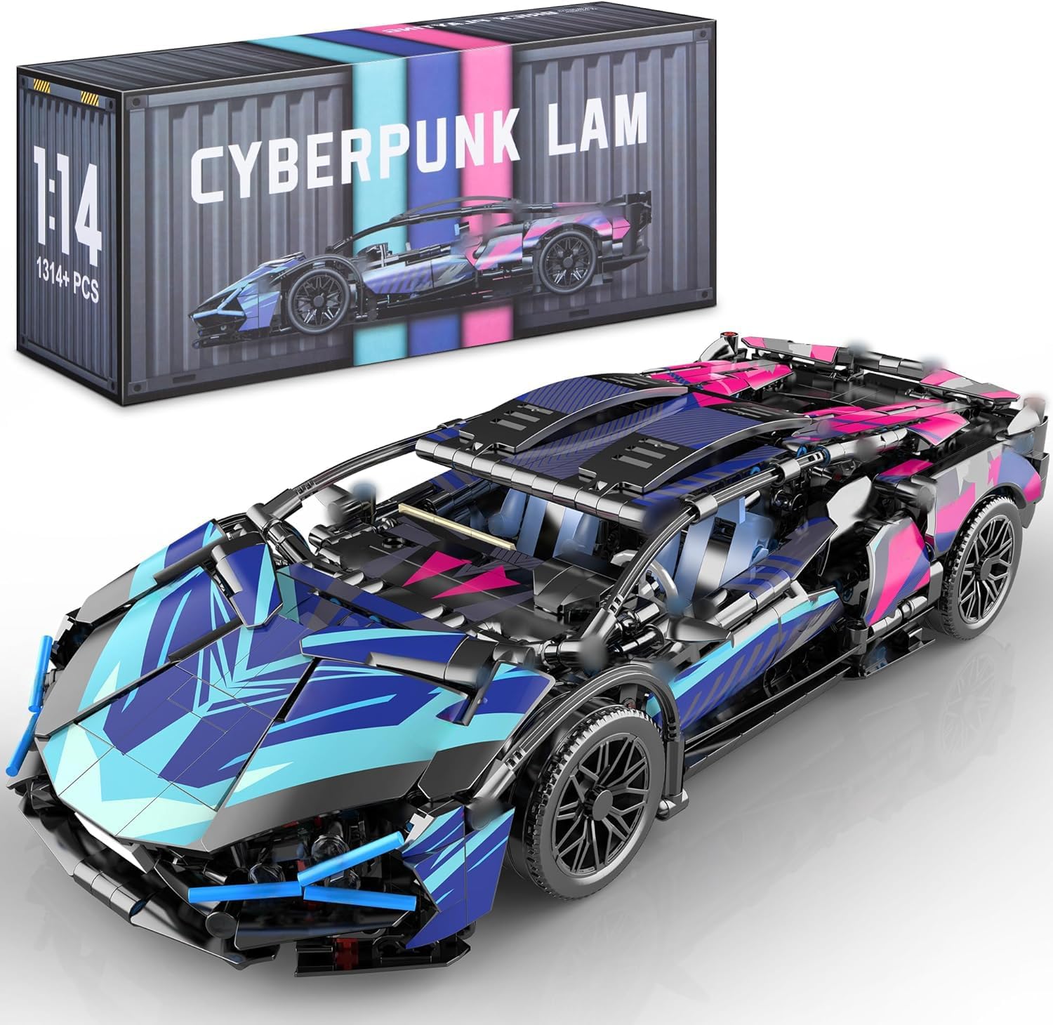 1280 pièces Supercar 1:14 voiture jouet brique Puzzle bloc de construction garçon jouet – acheter les meilleurs produits dans la boutique en ligne