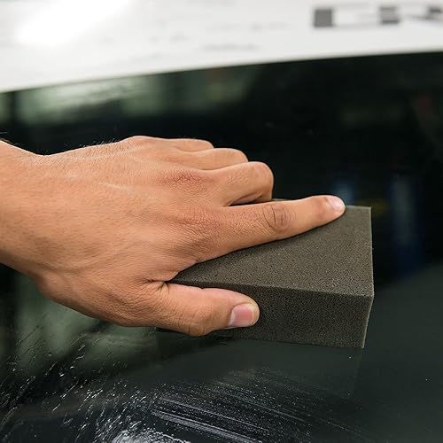 Miniatura 3 de Kit en forma de bloque de arcilla fabricado con caucho sintético poli-elástico ultra liso con microespuma no abrasiva de Chemical Guys y limpiador