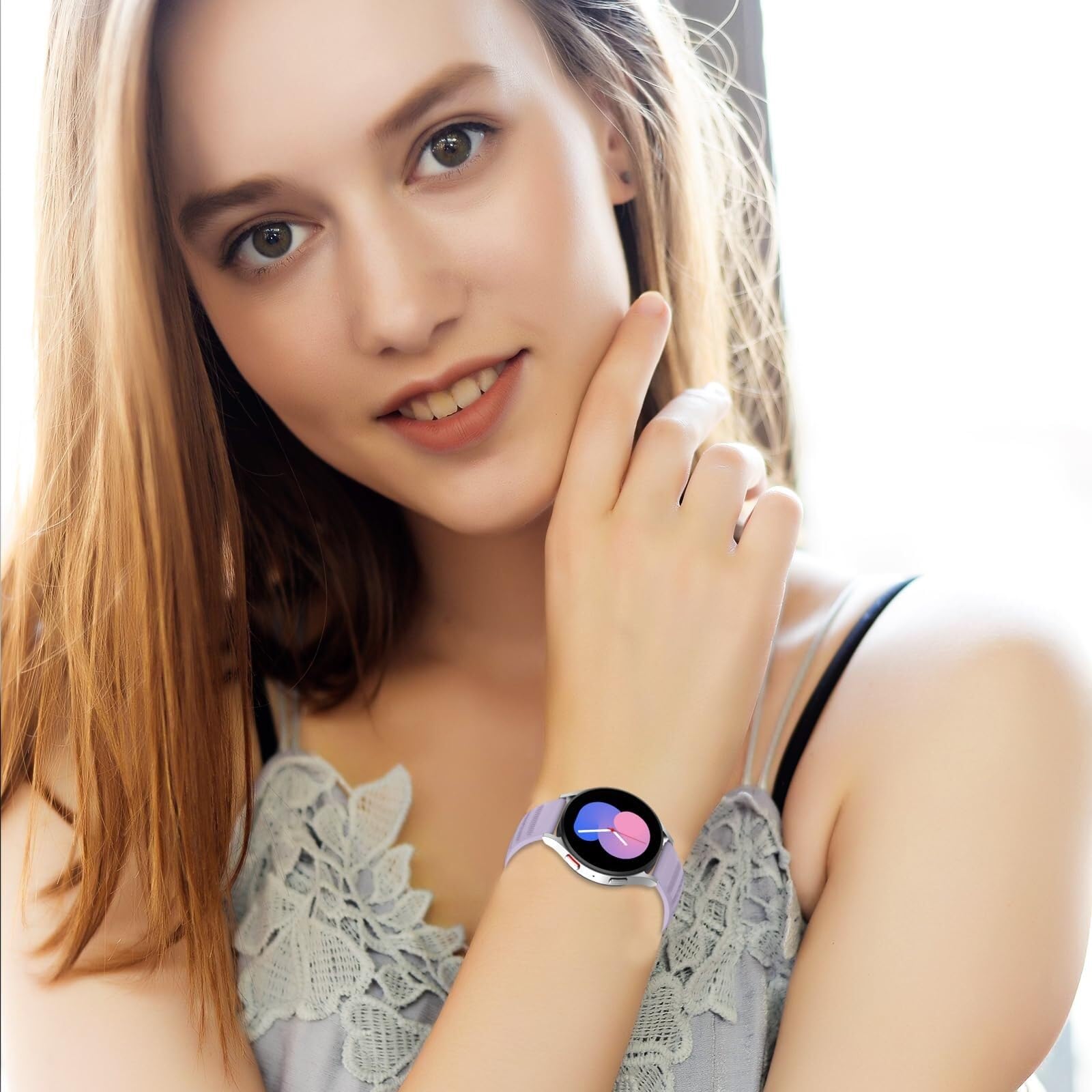 ZUC Cinturini per orologio robusti da 3 pezzi 20mm 22mm, cinturino per orologio a sgancio rapido con fibbia quadrata in metallo ridisegnata, cinturini sportivi di ricambio in morbido silicone traspira