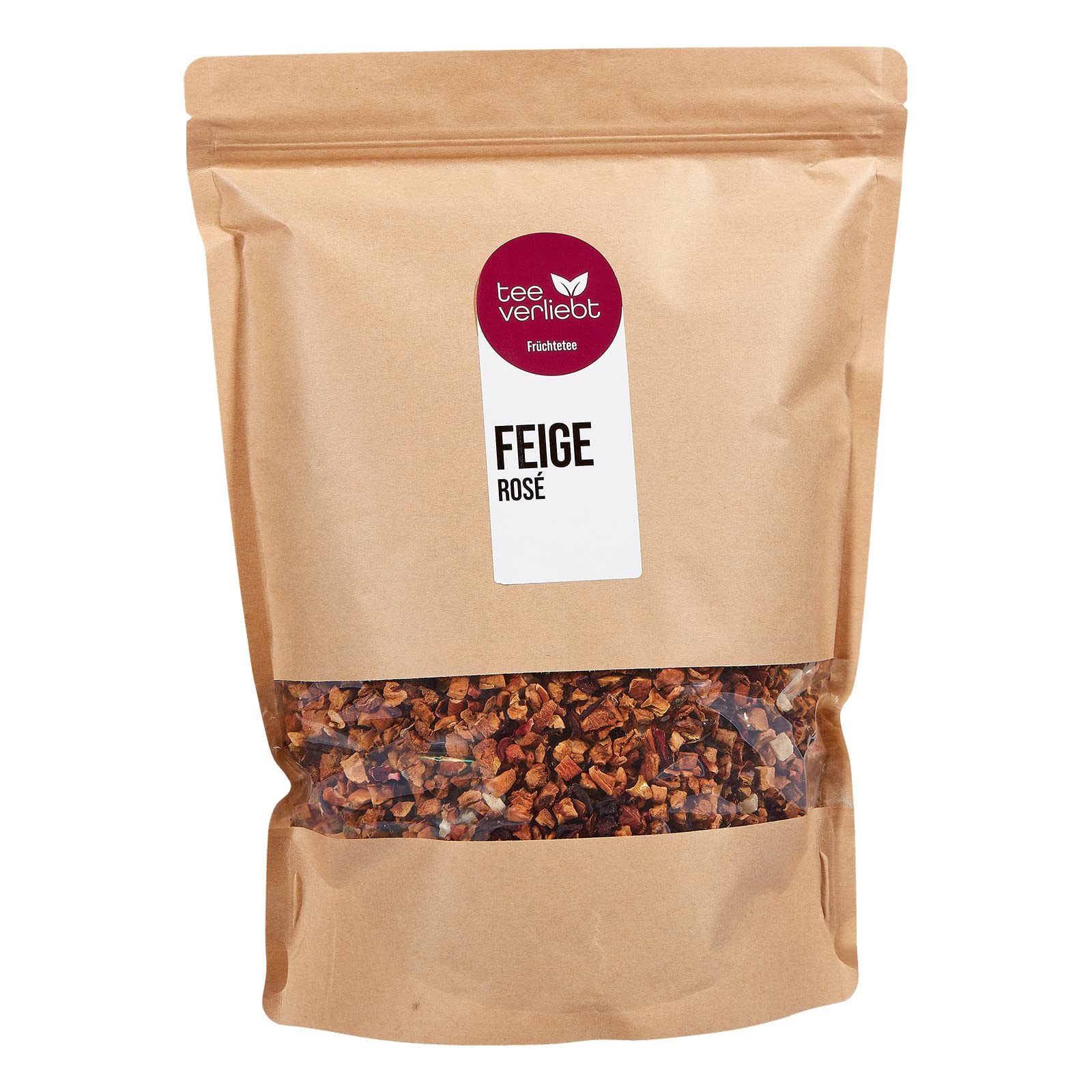 FRUTEG Luźna herbata owocowa Róża 1000 g | Herbata owocowa luźna | Mieszanka herbaty owocowej z figami i płatkami róż | Herbata luźna 1 kg