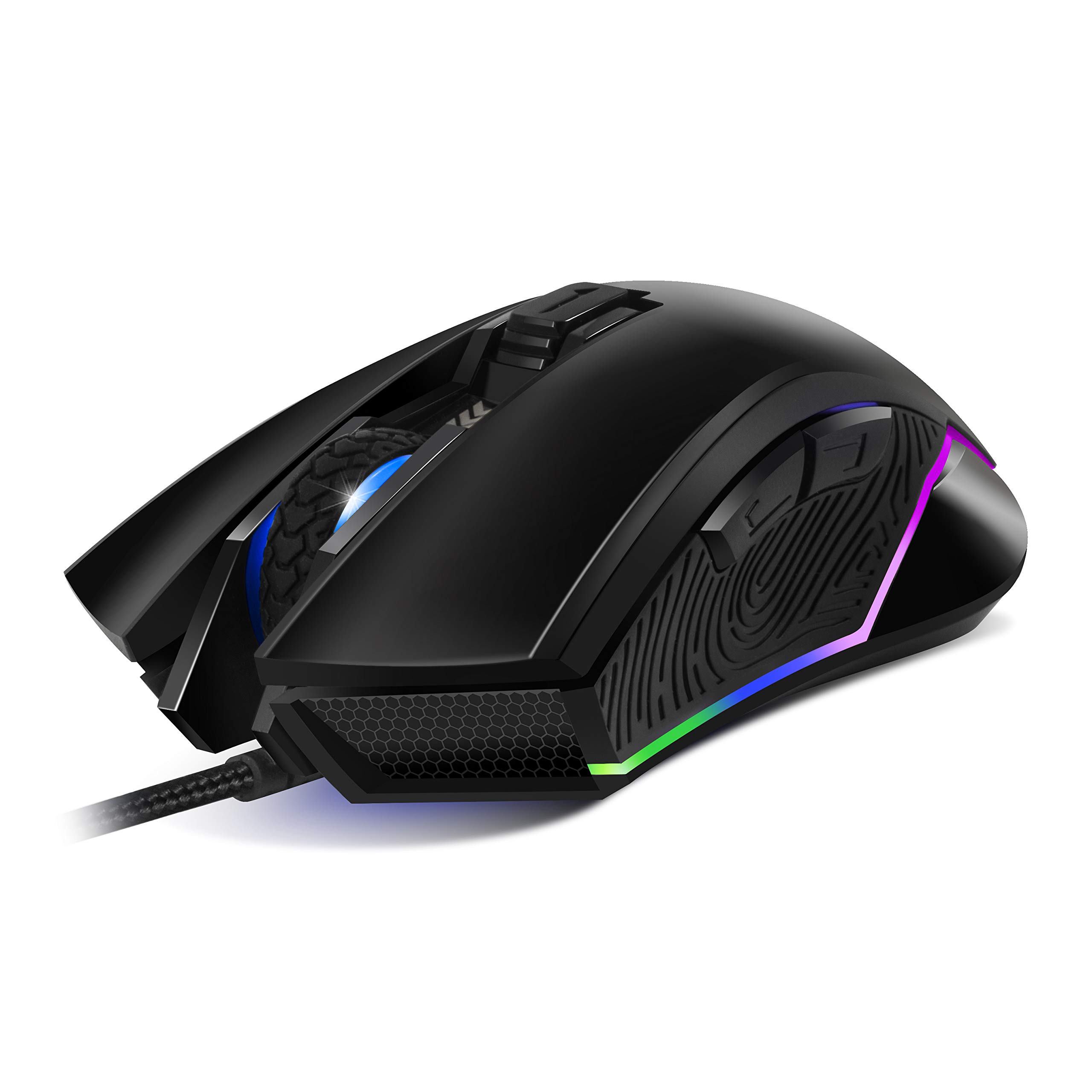 Spirit Of Gamer - Ratón Gaming M20-4000 dpi - Leds (Negro) (Playstation 5)