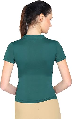Vista 3 de TuffRider Polo de manga corta Taylor para mujer
