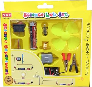 VersaMarts 11-Piece Science Lab Kit – Small Size STEM Experiment Set with Bulb