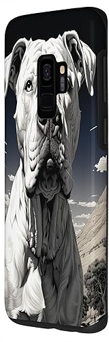 Miniatura 2 de Galaxy S9 Cute Dogo Argentino Themed For Husband Decorative Case