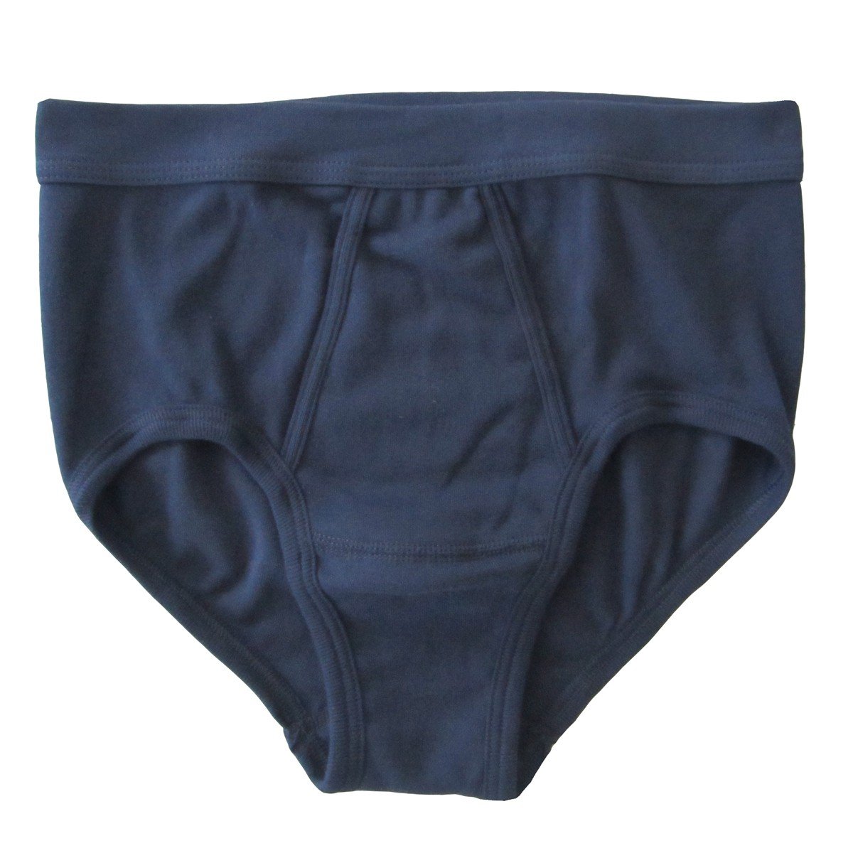 HERMKO 3240 Lot de 4 Slip Homme avec Ouverture Fine côte en 100% Coton Biologique Lavable à 60°C - Beaucoup Couleurs