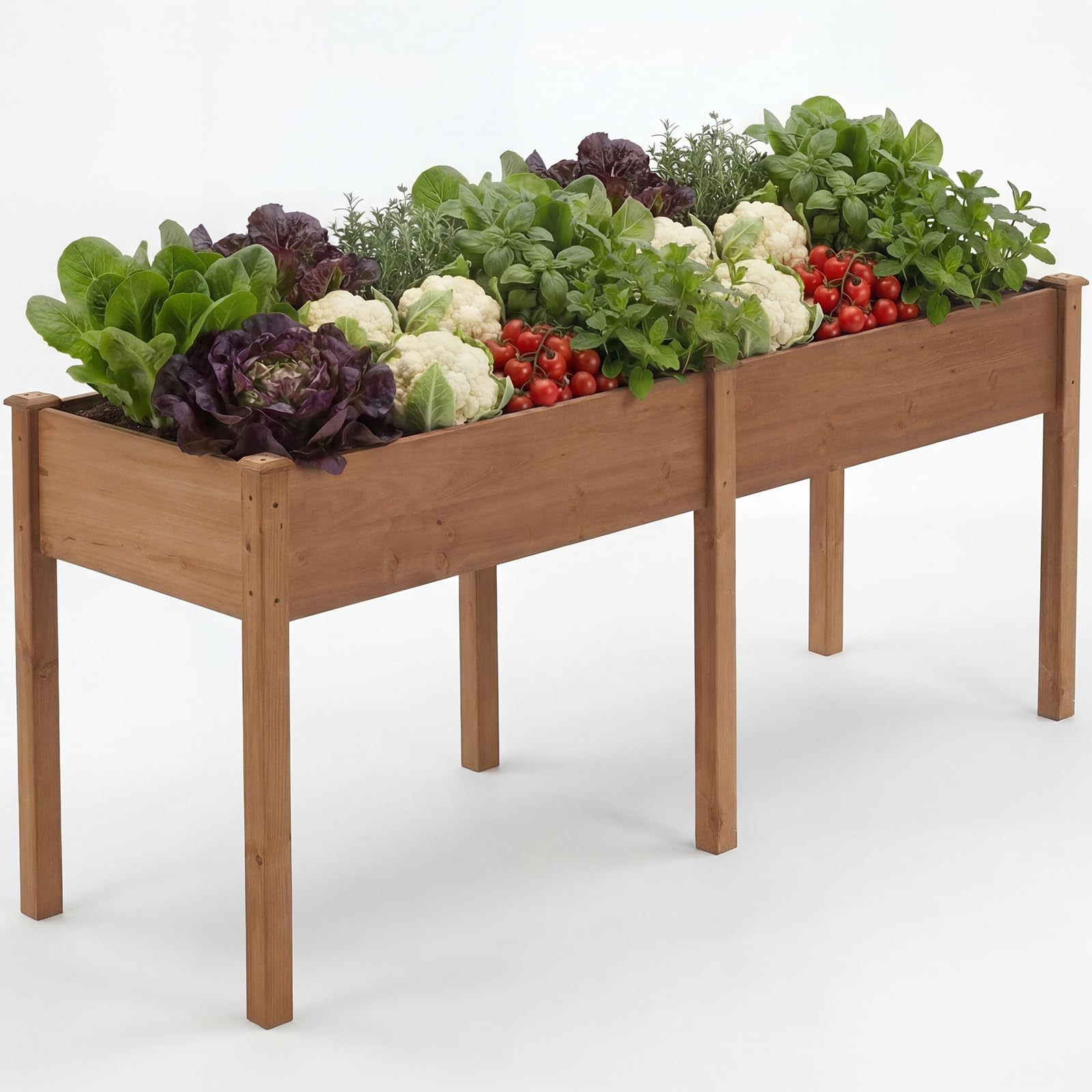 DUMOS Raised Garden Bed 72x23x30