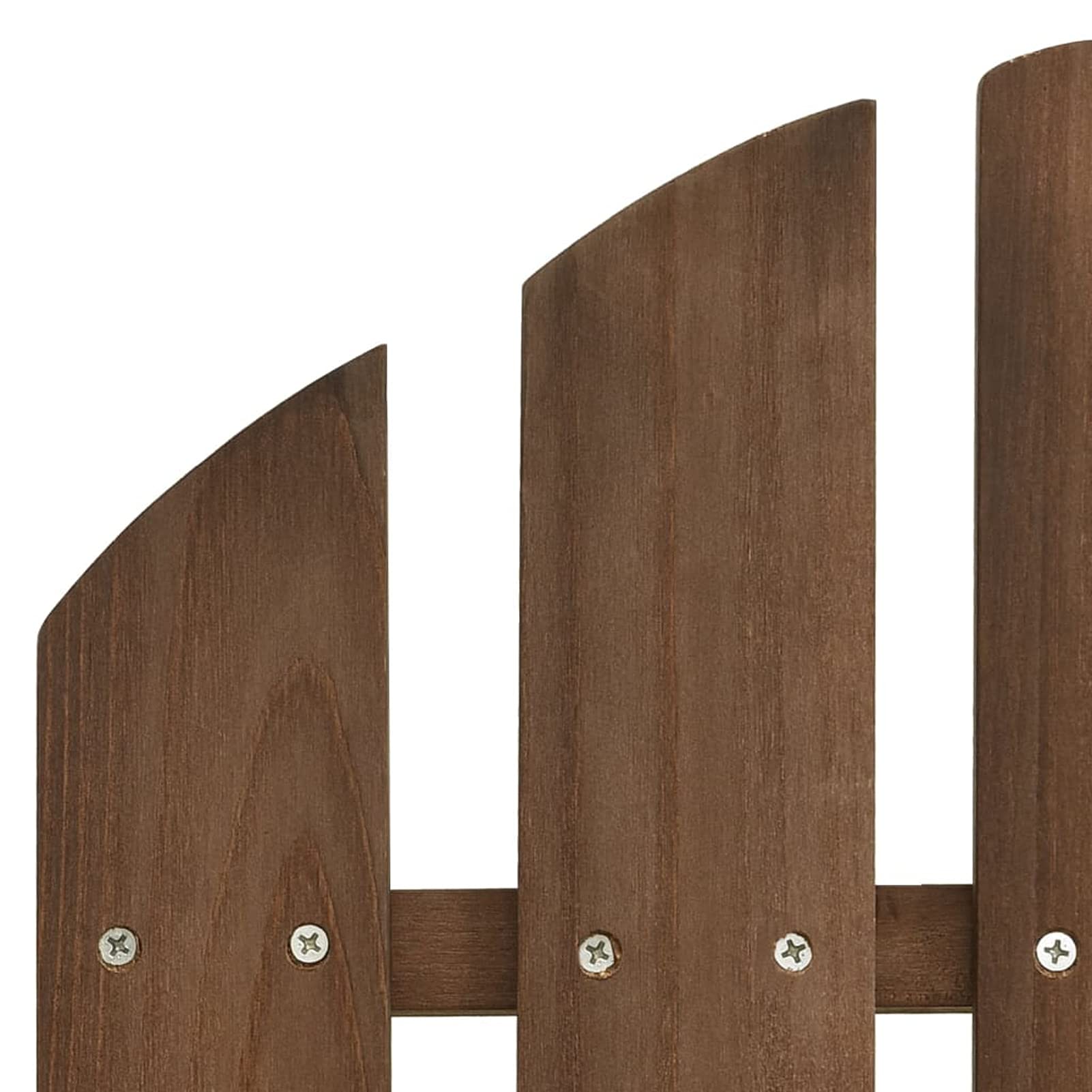 Brokky 45705 Sedia a Dondolo da Giardino in Legno Marrone Sedia a Dondolo,da Esterni,Seggiola Stile Adirondack,Resistente alle Intemperie,Look Vintage