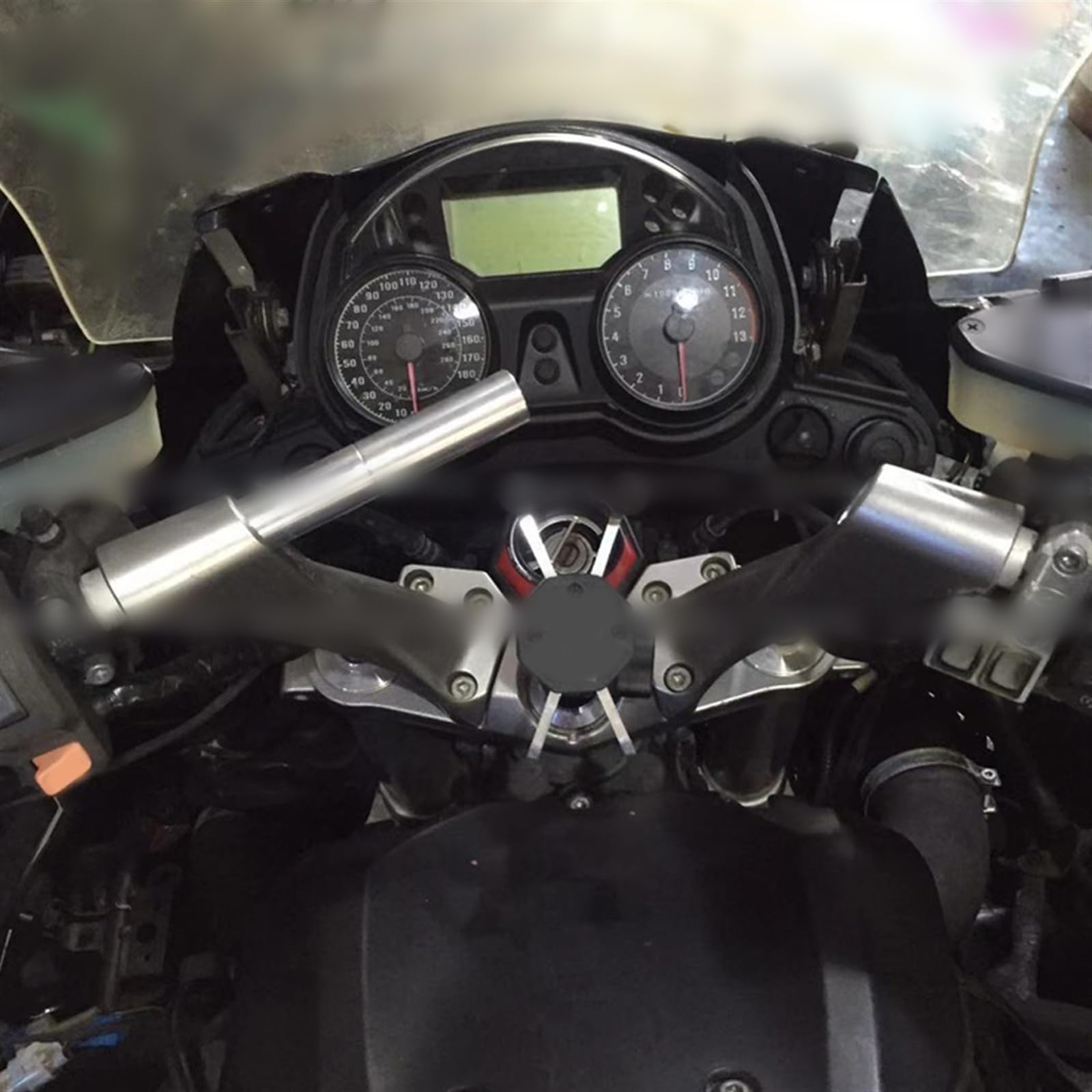 Extension De Support Guidon Navigation GPS pour Kawasaki pour Ninja 650 1000 pour Ninja H2SX Z1000SX GTR1400 Adaptateur Barre Moto