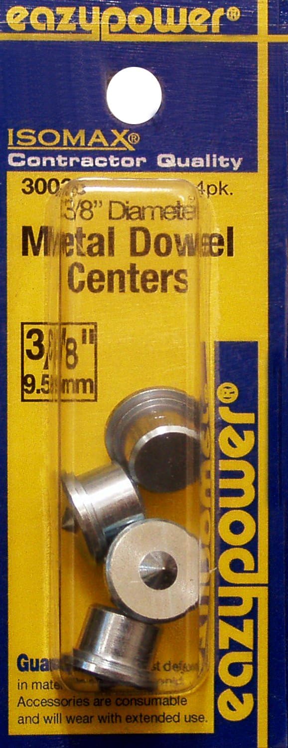Eazypower 30030 Metal Dowel Center, 3/8", 4-pack