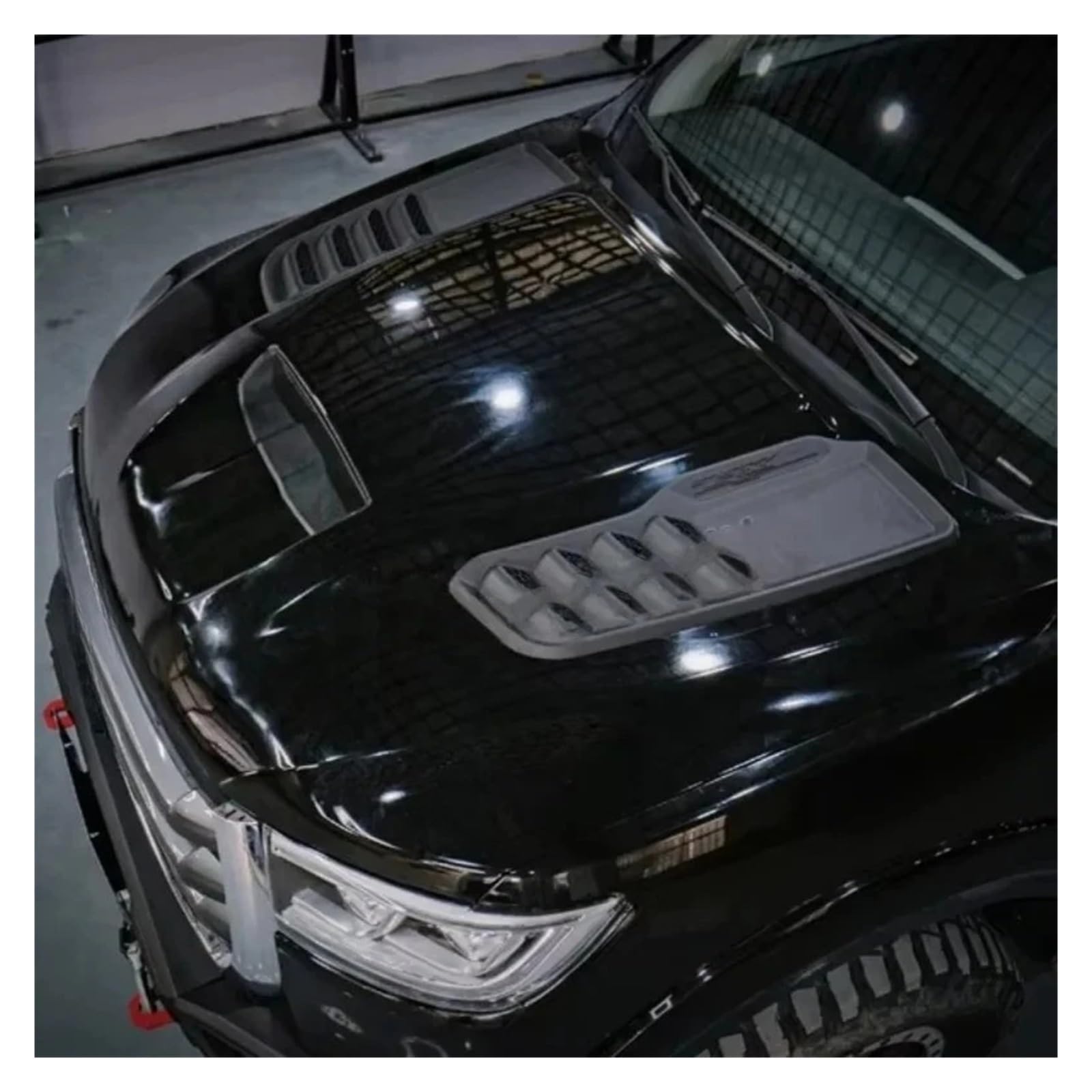 Compatibile con il cofano motore anteriore in acciaio al manganese del camioncino fuoristrada GWM Poer CANNON X 4X4