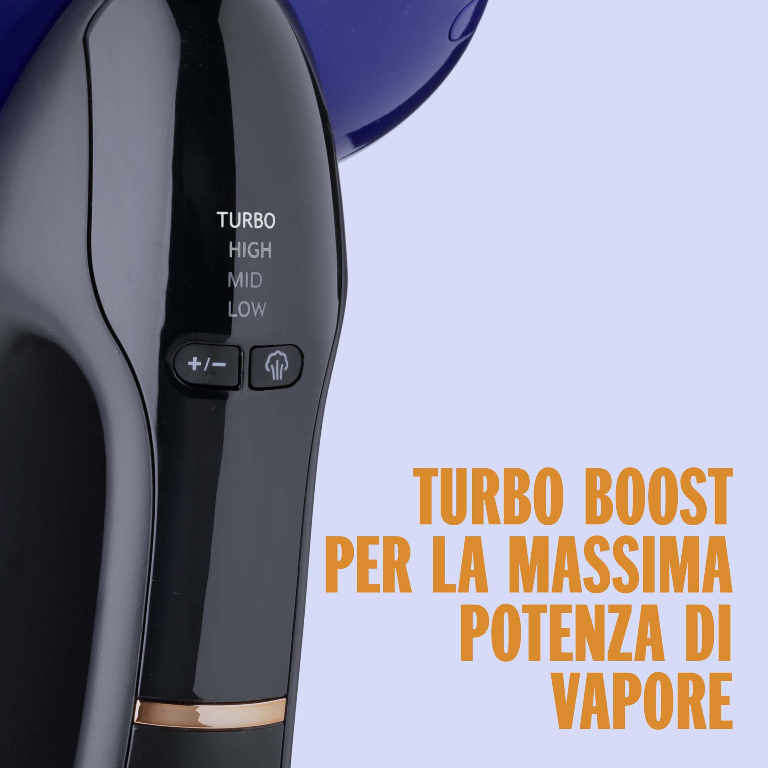 Conair GS108E Stiratore verticale 2in1, 1840W, stiro verticale con vapore potente, utilizzabile anche come ferro da stiro, vapore fino a 33g/min, serbatoio 250ml, 4 impostazioni vapore, cavo da 2.5m