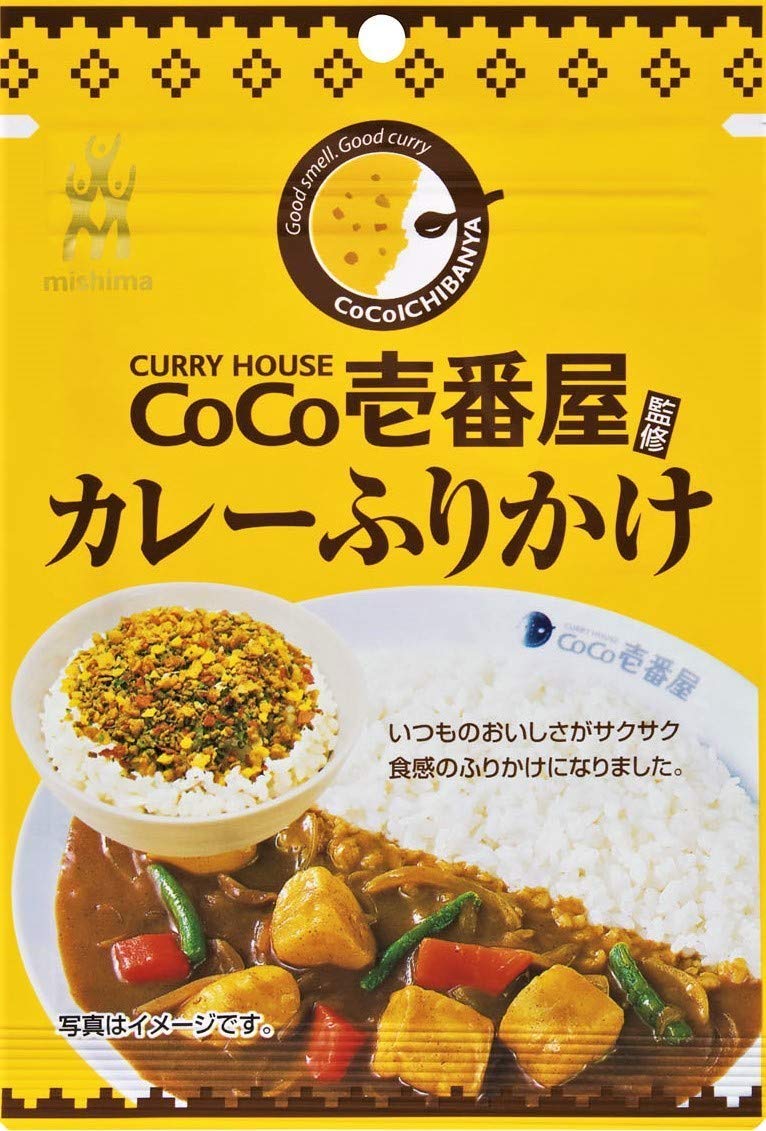 Amazon.co.jp: 三島 CoCo壱番屋 カレーふりかけ 23g×4個 : 食品・飲料