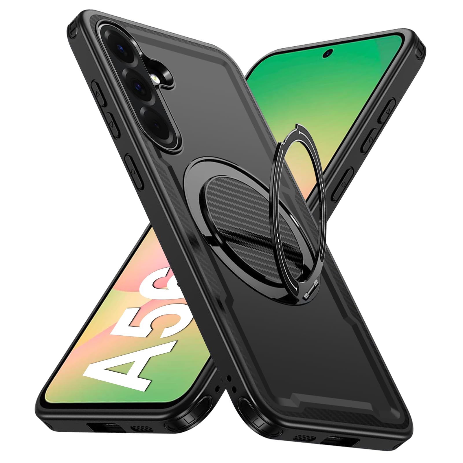 Coque Samsung A56 anti-chute protégeant des cassures avec anneau - 8