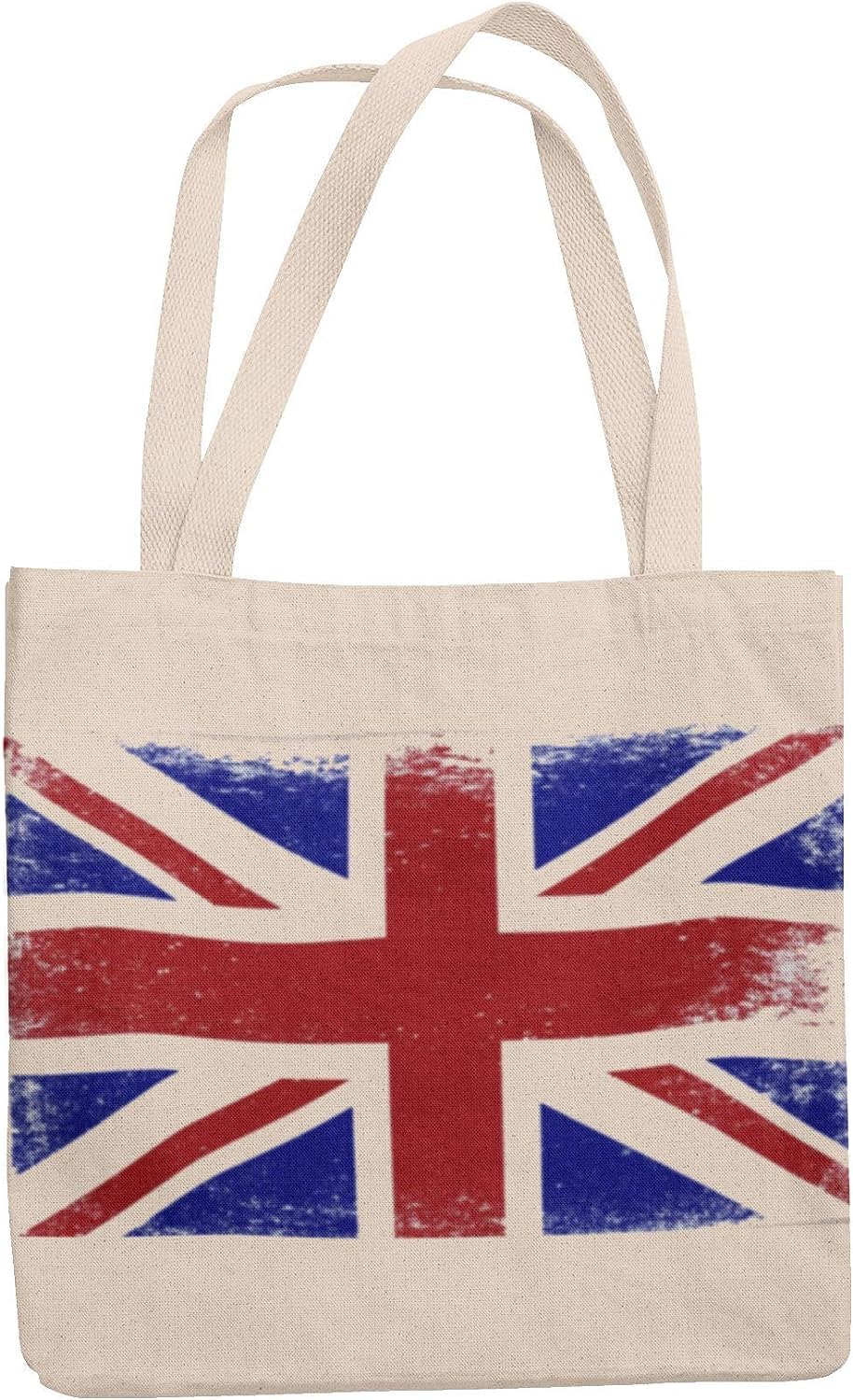 Lang Horn Original London Novelty Present Gift Printed Tote Bag - 14x16 inch Long Handle Cotton gift, Souvenir, Keepsake, Memorabilia