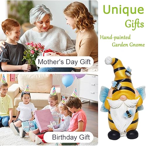 Miniatura 2 de Gnomos solares para decoración de jardín para exteriores, gnomos de jardín para decoración al aire libre para patio, césped, gnomos regalos para