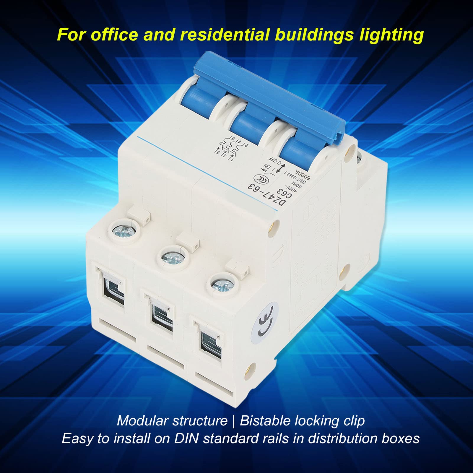 Interruttore Miniature Wengart WGM12-63H - Protezione Sicura Per Impianti Domestici - Foto 5