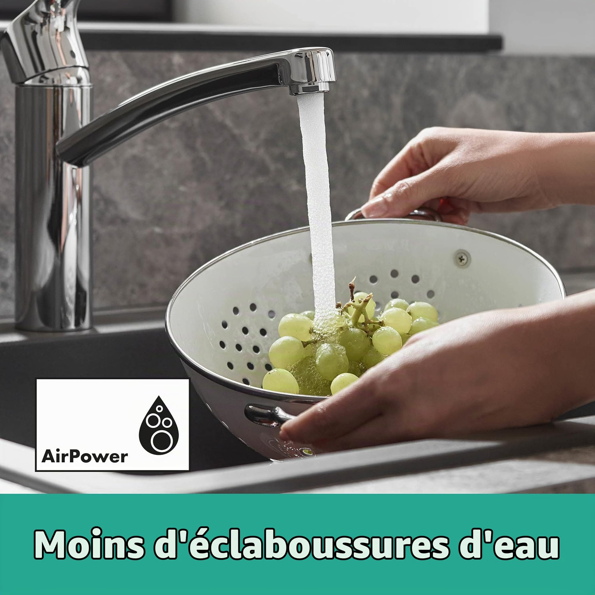 hansgrohe MySport Mitigeur de cuisine M, 1 jet, chromé, 13861000