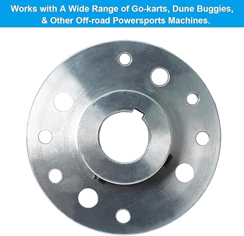 Miniatura 3 de Gekufa Piñón Go Kart de 48 dientes y cubo de piñón de 1 pulgada para Go Karts y Mini Bicicletas