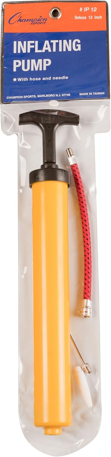 Champion Sports IP12 Plastic Hand Pump, 12 Inch : Sports Inflation Devices : Sports & Outdoors