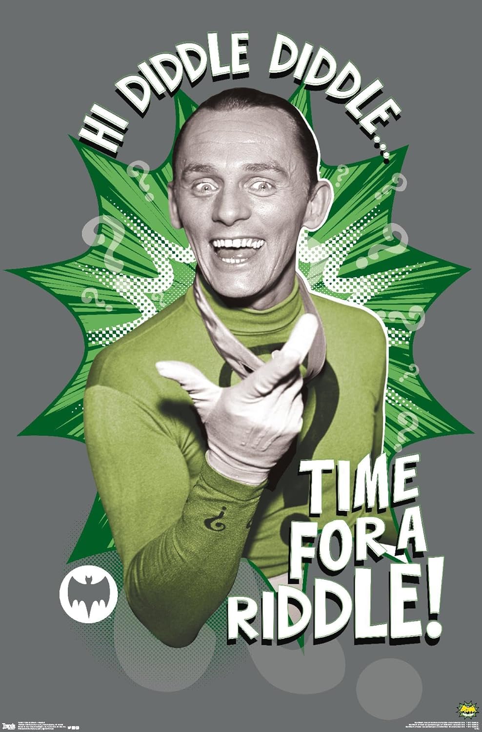 Trends International DC Comics TV - Batman TV Series - Riddler Wall Poster, 22.375" x 34", Premium Unframed Version