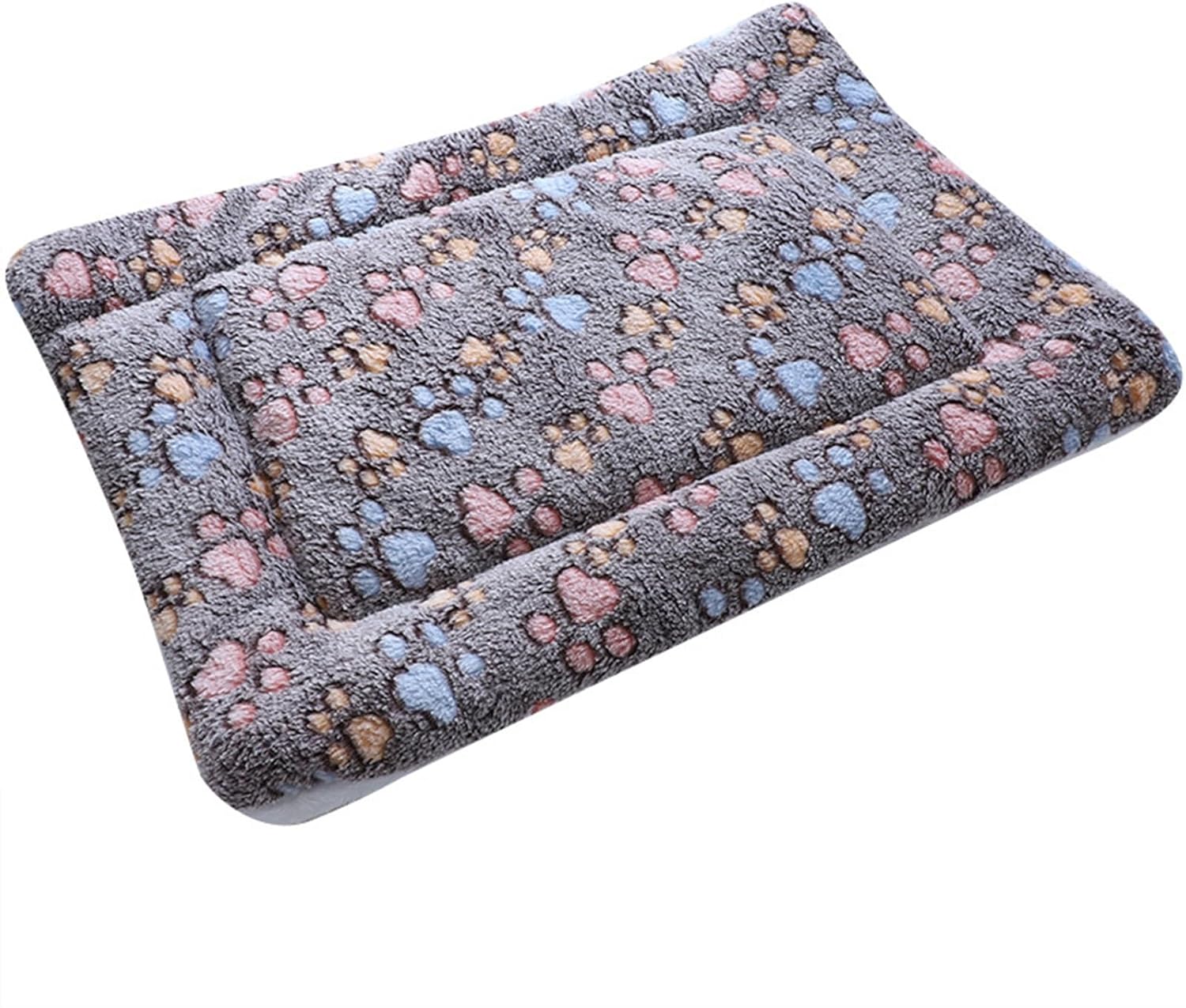 Cozy Calming Cat Blanket, Soft Fluffy Flannel Fleece Blanket, Warm Thick Velvet Plush Couch Sofa Throw for Indoor Cats and Small Dogs(A,89 * 68cm)