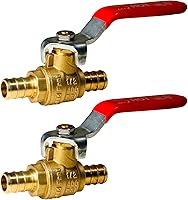 Vista 29 de XFITTING 2 piezas de válvula de bola Pex de 1 pulgada, 23-1-1 = 2X (2 paquetes)