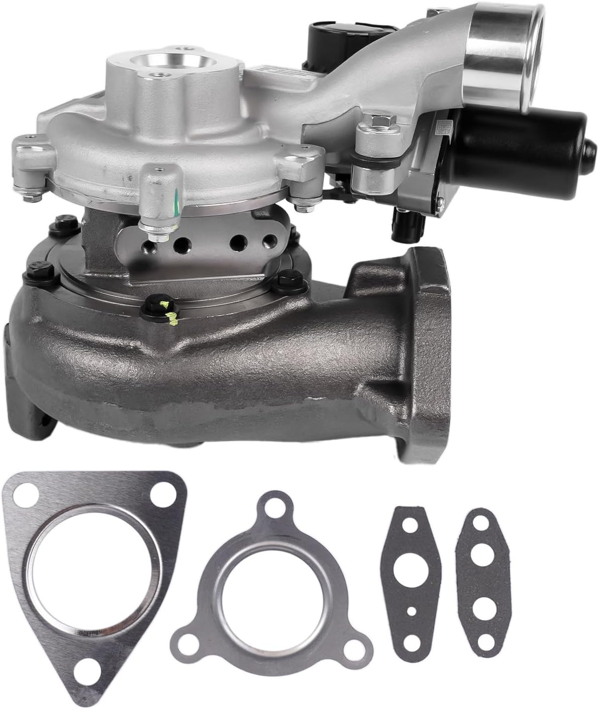 CT16V Turbo Turbocharger W/Solenoid Compatible with Toyota forklift 40-8FD35N 40-8FD40N 8FD35U 1KD Engine - Replaces 17201-UL010, 17201-UL030, 17201-UL020, 401-05052-013