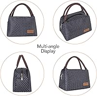 Vista 4 de Bolso Buringer térmico reutilizable con aislamiento, para preparación de comidas en recipiente, térmico, para hombre y mujer, para el trabajo