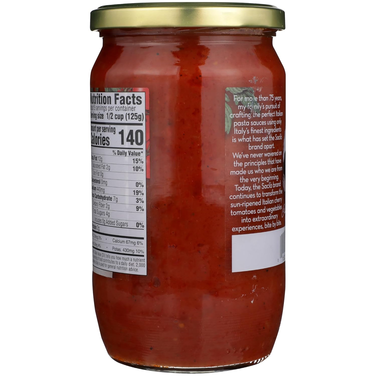 Sacla Arrabbiata Cherry Tomato Pasta Sauce, No Added Sugar, 24 Ounces (Pack Of 6)