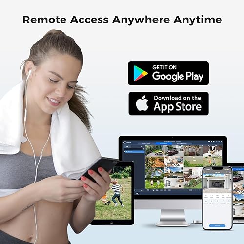 Miniatura 4 de Hiseeu 3K Lite DVR Grabador de vídeo digital de seguridad de 16 canales CCTV DVR avanzado para cámara de seguridad, AHD/TVI/CVI/CVBS/IPC 5 en 1