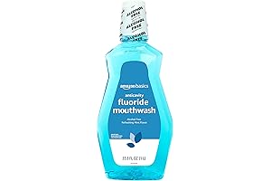 Amazon Basics Anticavity Fluoride Mouthwash: Refresh Your Breath and Protect Your Teeth