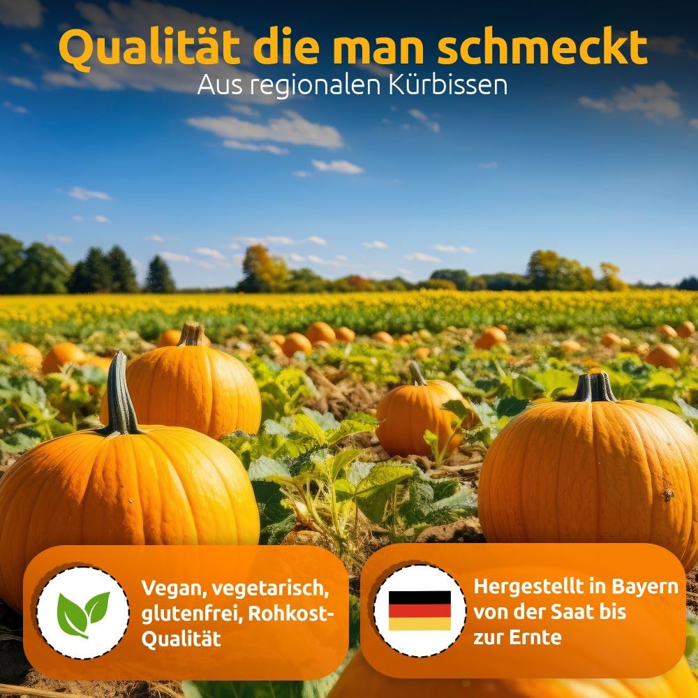 Steirische Kürbiskerne 5 kg roh & naturbelassen – Pumpkin Seeds | roh naturbelassen, zum Backen Kochen Snacken, ideal für Brot Müsli Salate, proteinreich, ballaststoffreich, ohne Salzzusatz