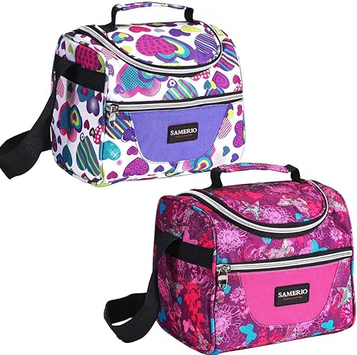 Lonchera para niños, bolsa de almuerzo aislada para niños, bolsa de comida pequeña para niñas y niños, trabajo escolar