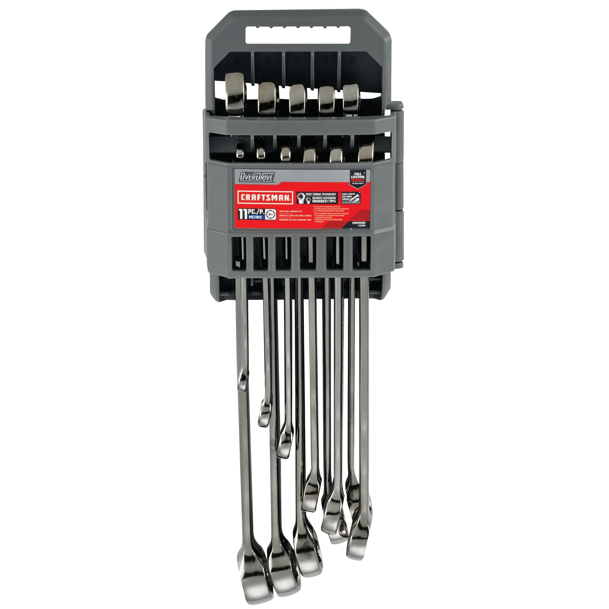 Craftsman Overdrive 11-częściowy zestaw kluczy metrycznych (CMMT87811)