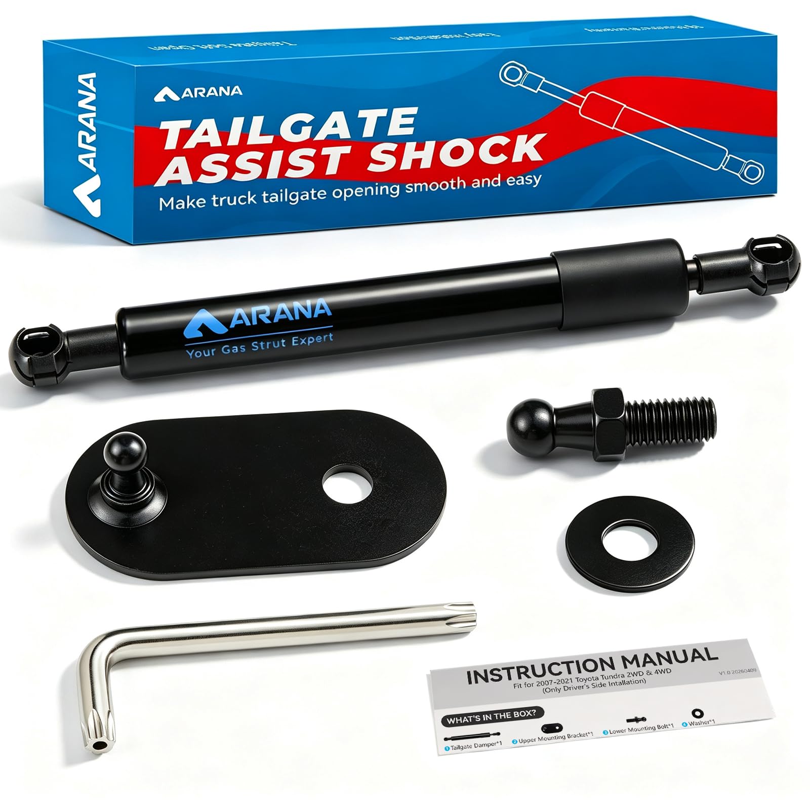 Amazon.com: ARANA Tailgate Assist Soft Open for Toyota Tundra 2007