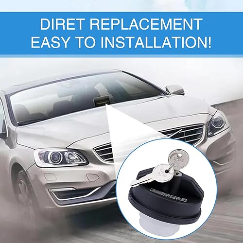 Miniatura 2 de 2 tapones de combustible para automóvil con cerradura, resistentes al agua, antirrobo, accesorios para tapas de depósito de combustible para