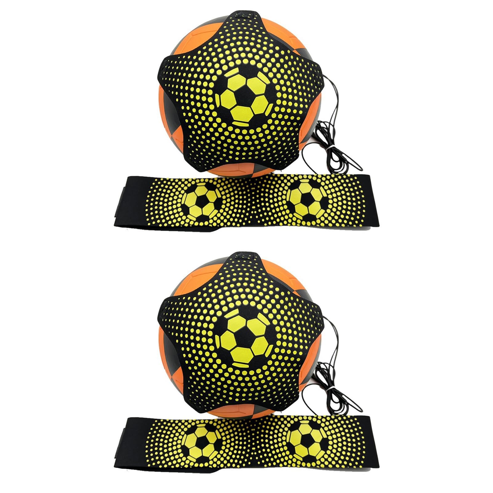 EDLMKM 2 Pcs 5 Claw Football Kick Trainer with Flexible Adjustment Belt, Footballs Training Equipment, Hands Free Training Aid Football Skills Practice, FFootball on a String, FFootball Trainer