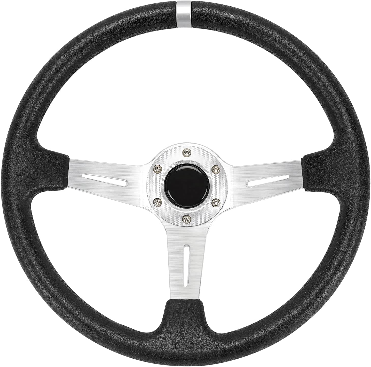 TechInovat 13.7inch Golf Cart Steering Wheel for Club Car