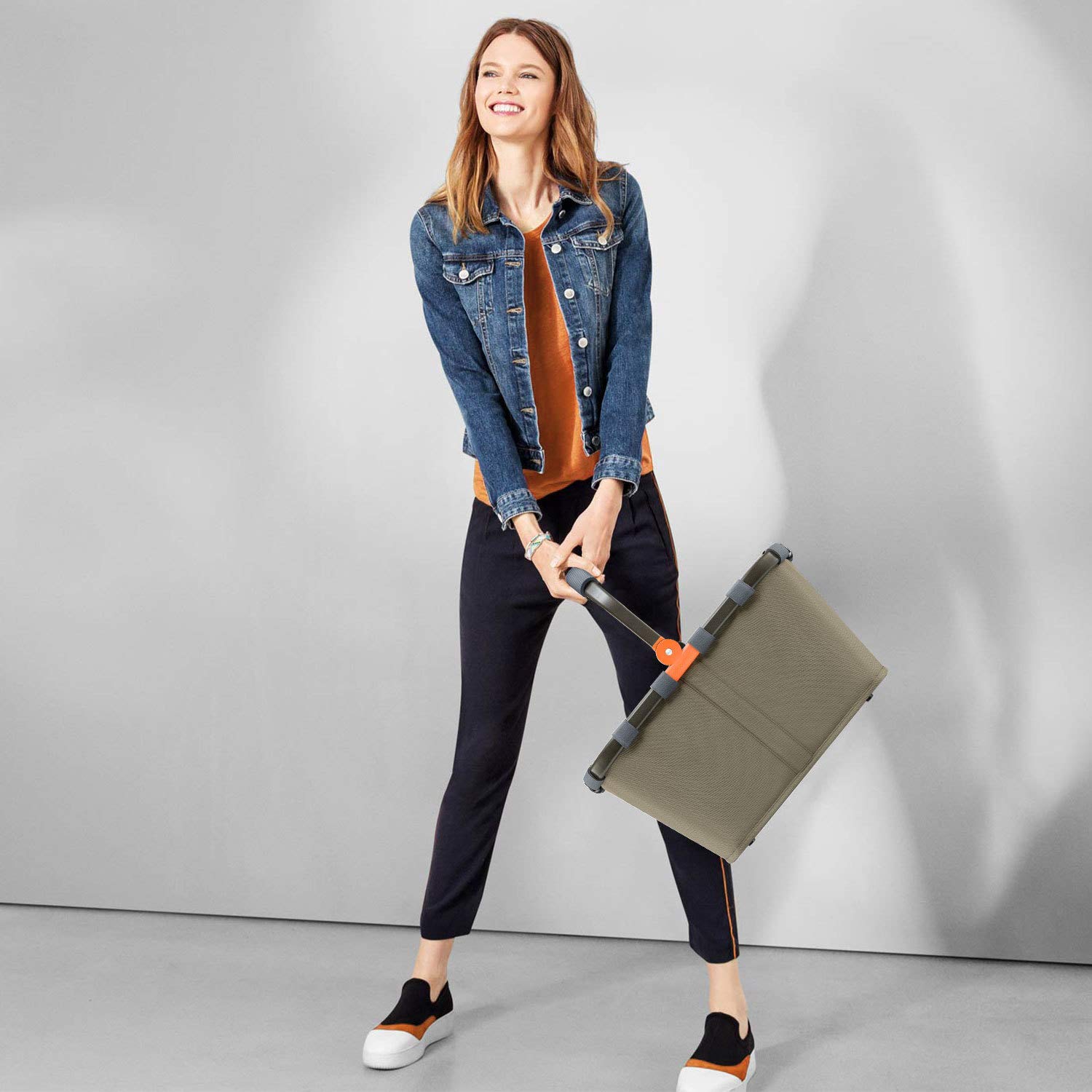 reisenthel Panier à provisions Carrybag Frame, Vert olive., Taille unique, Casual