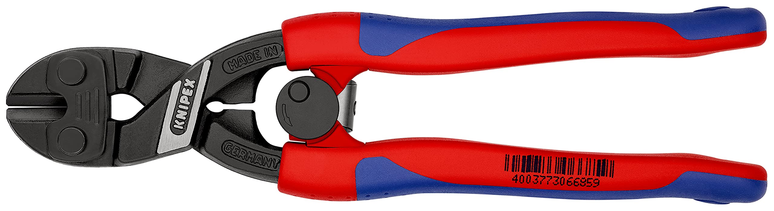 KNIPEX CoBolt Tronchese a doppia leva in confezione Self-service rivestiti in materiale bicomponente, forma affusolata, 71 12 200 SB