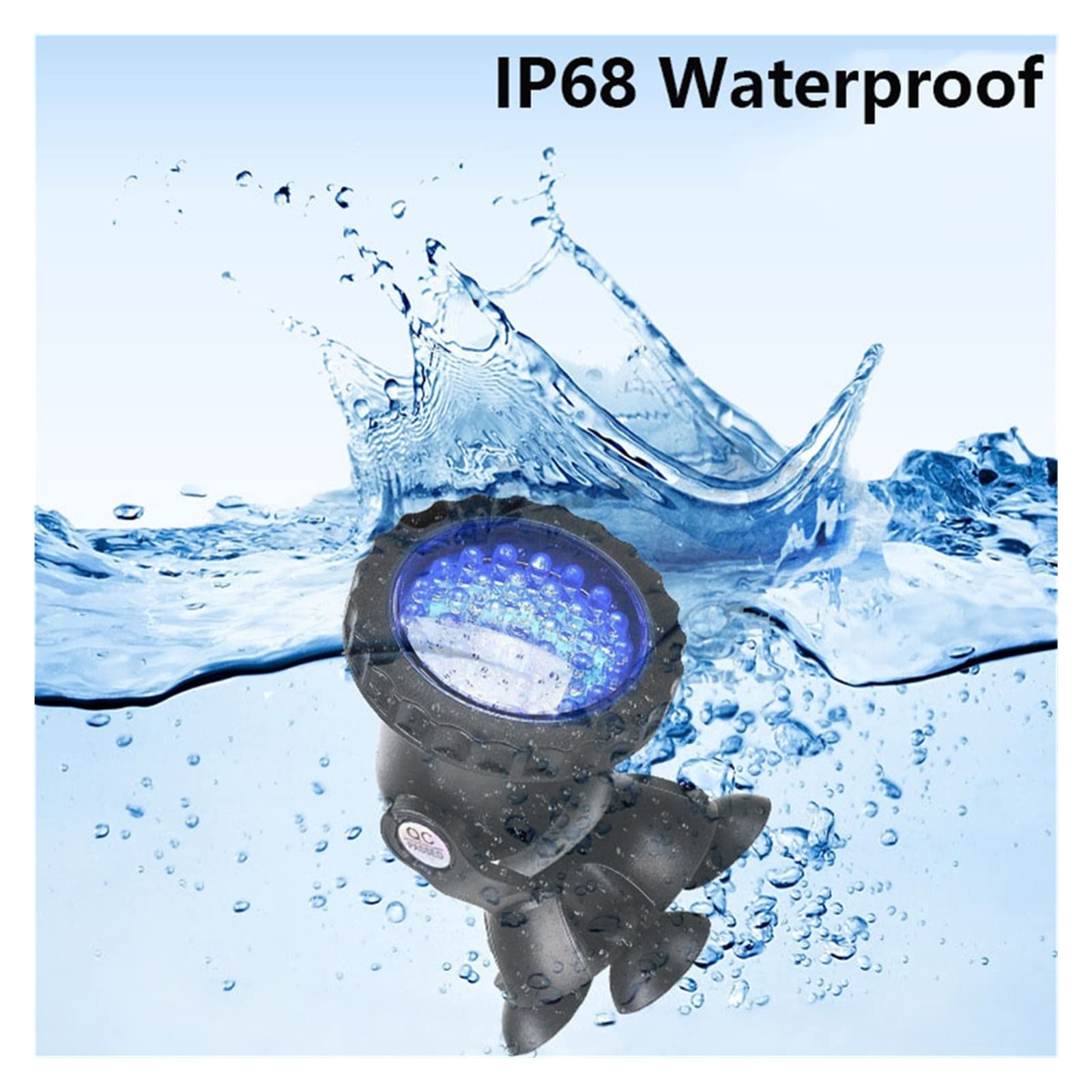 Reflektor basenowy RGB Sterowanie Bluetooth Lampa podwodna Nurkowanie Staw Spotlight 36LED Wodoodporna lampa krajobrazowa do basenu ogrodowego Niskie ZużYcie Energii(5Lamp 1Controller)