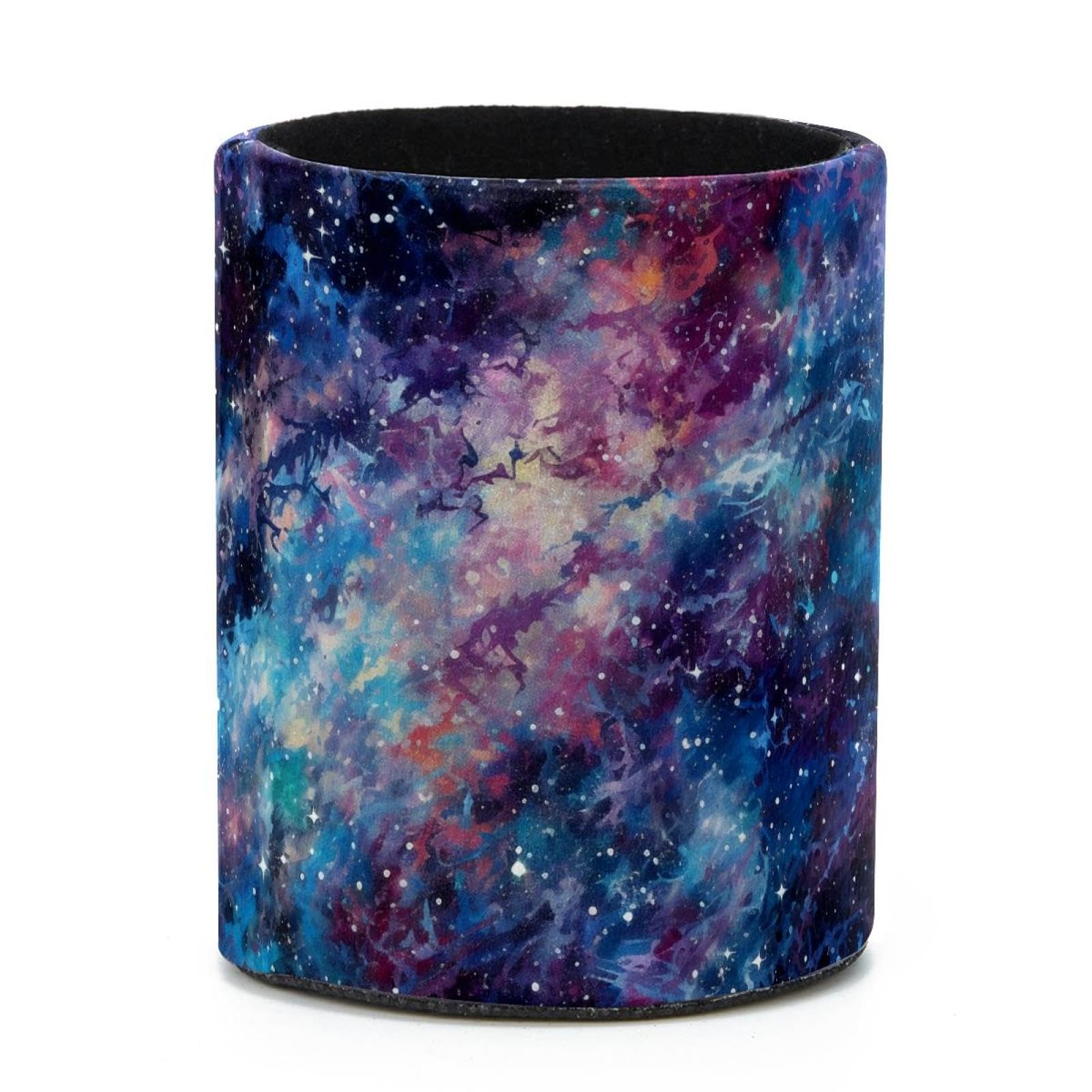 VAPOKF Round Pencil Holders for Desk, Starry Sky Night Pen Holders Pen Pot Makeup Brushes Storage Desktop Stationery Supplies Organiser for Home Office