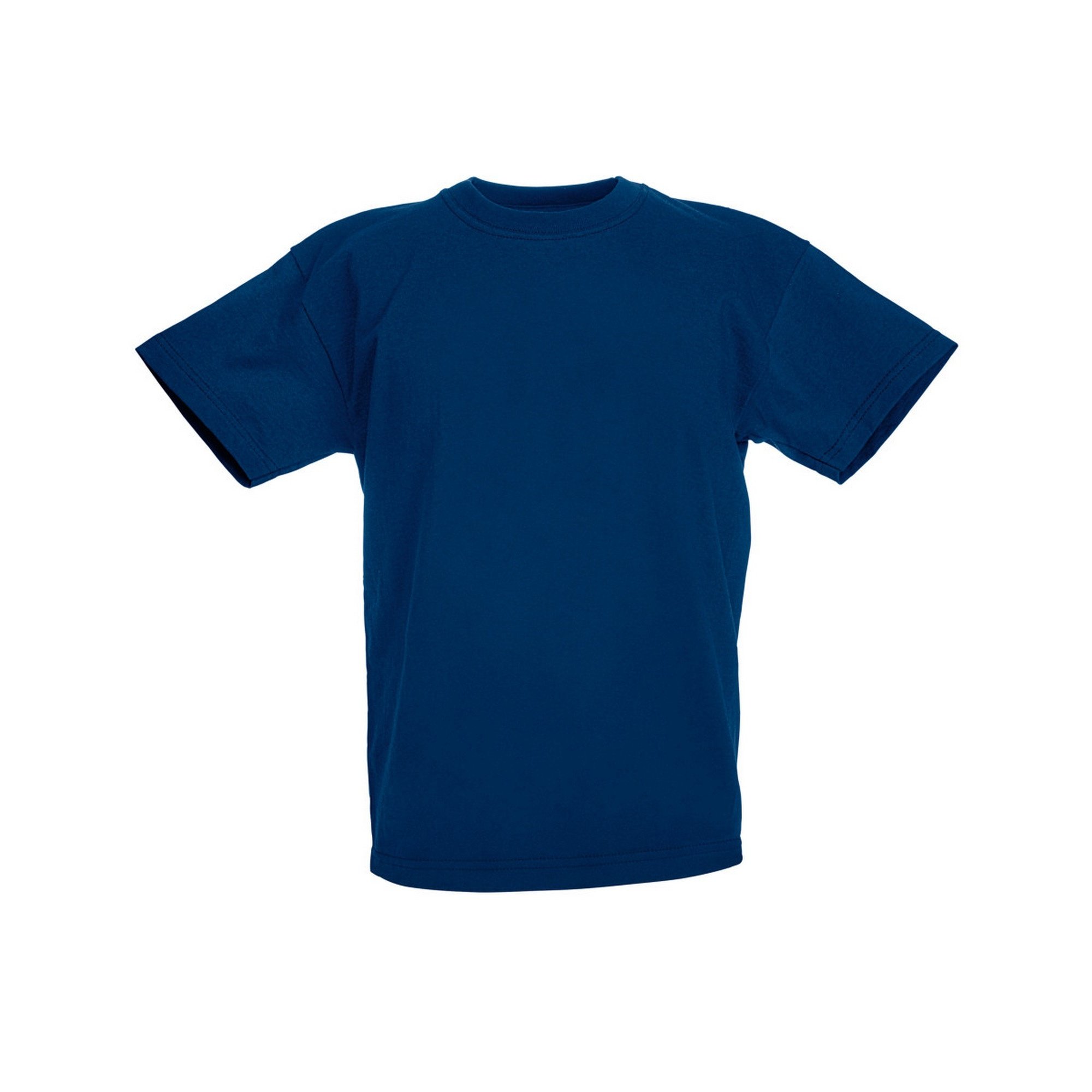 Fruit Of The Loom Navy Childrens/Kids Original Short Sleeve T-Shirt (5-6 Years) (Navy)