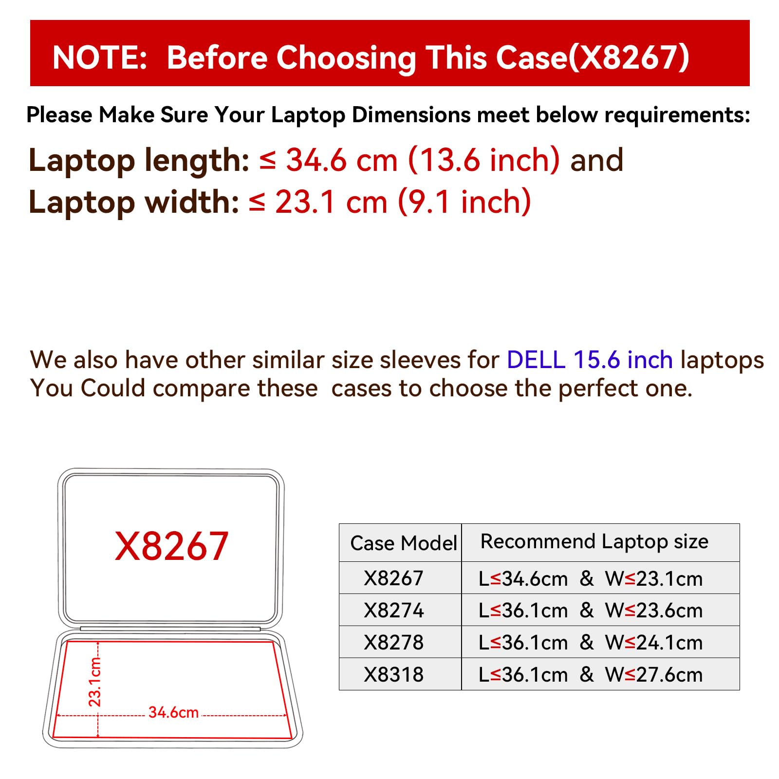 Smatree Funda Protectora rígida de EVA Compatible con estación de Trabajo DELL Precision 5570 de 15,6 Pulgadas, para portátil DELL XPS 15 9530 de 15,6 Pulgadas, Impermeable y antigolpes (X8267)