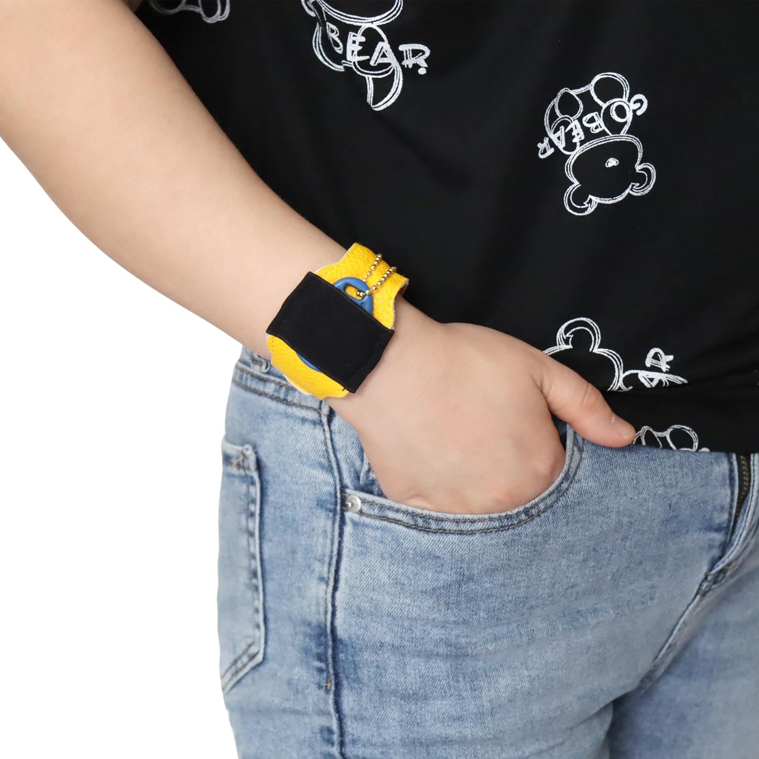 pinklilycare 2 Pack RFID Key Fob Protector Key Fob Wristband Key Fob