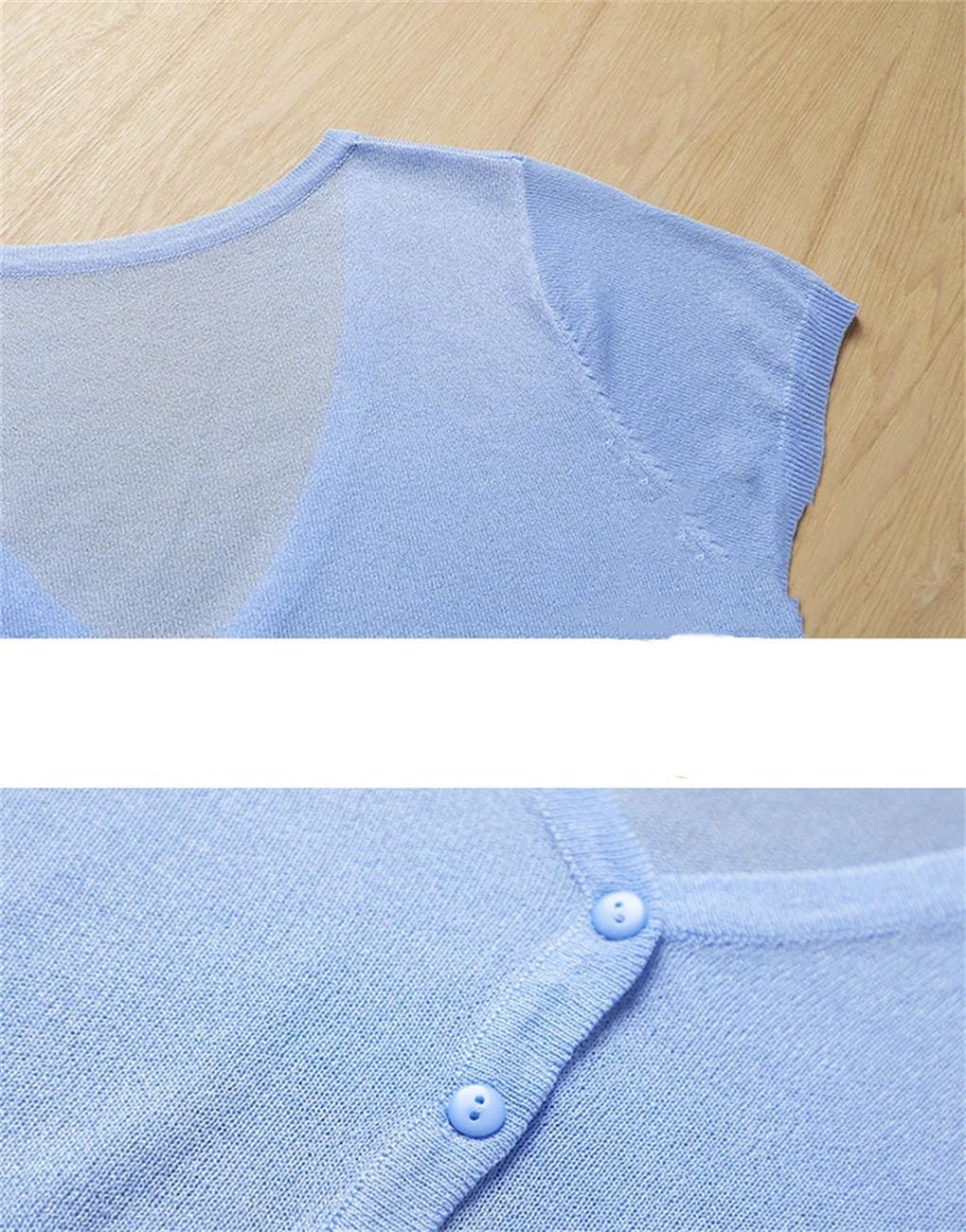Women's V-Neck Single-Breasted Knitted Loose Top